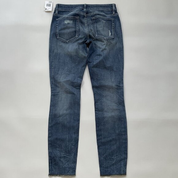 Guess Women’s Kate Skinny Low Rise Jeans Distressed Size 27 - Picture 10 of 14